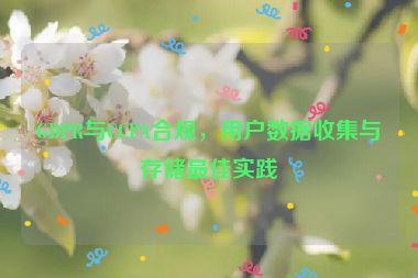 GDPR與CCPA合規(guī)，用戶數(shù)據(jù)收集與存儲最佳實(shí)踐