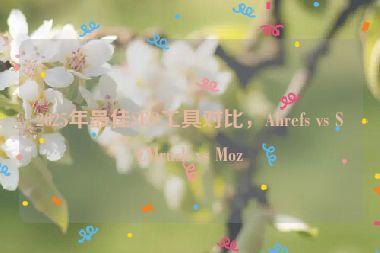 2025年最佳SEO工具對比，Ahrefs vs SEMrush vs Moz
