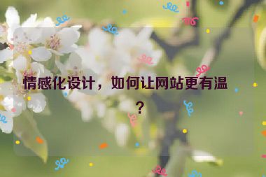 情感化設(shè)計，如何讓網(wǎng)站更有溫度？