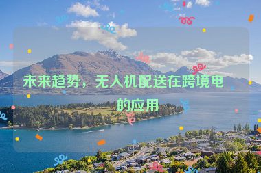 未來趨勢，無人機配送在跨境電商的應(yīng)用