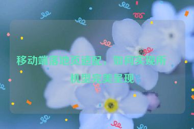 移動端落地頁適配，如何實(shí)現(xiàn)所有機(jī)型完美呈現(xiàn)