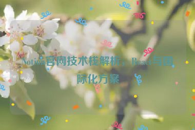 Notion官網(wǎng)技術(shù)棧解析，React與國際化方案