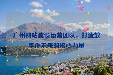 廣州網(wǎng)站建設(shè)運(yùn)營(yíng)團(tuán)隊(duì)，打造數(shù)字化未來(lái)的核心力量