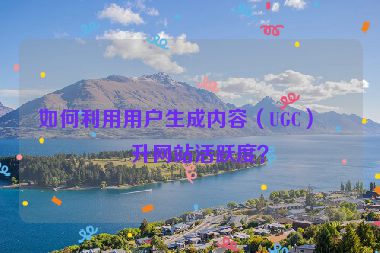 如何利用用戶生成內(nèi)容（UGC）提升網(wǎng)站活躍度？