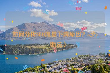 如何分析SEO流量下降原因？5步診斷法）