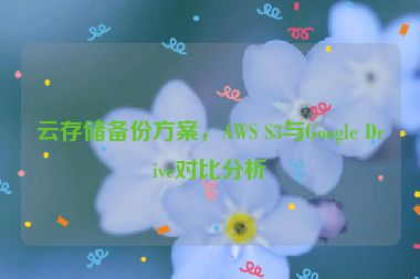 云存儲備份方案，AWS S3與Google Drive對比分析